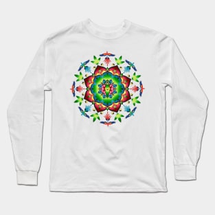 Gaia Rainforest Mandala Long Sleeve T-Shirt